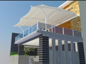 atap membrane rumah minmalis